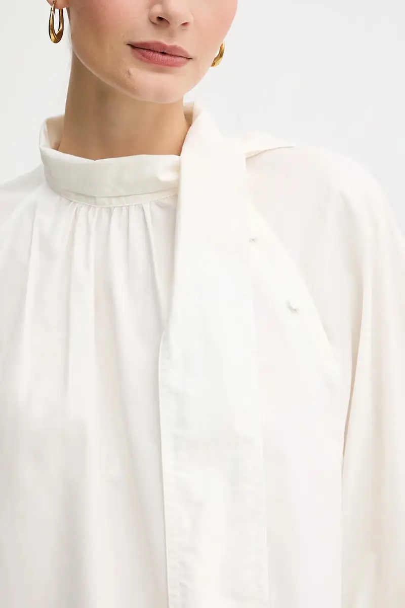 camicetta in cotone BURGOS Beige miniatura 5