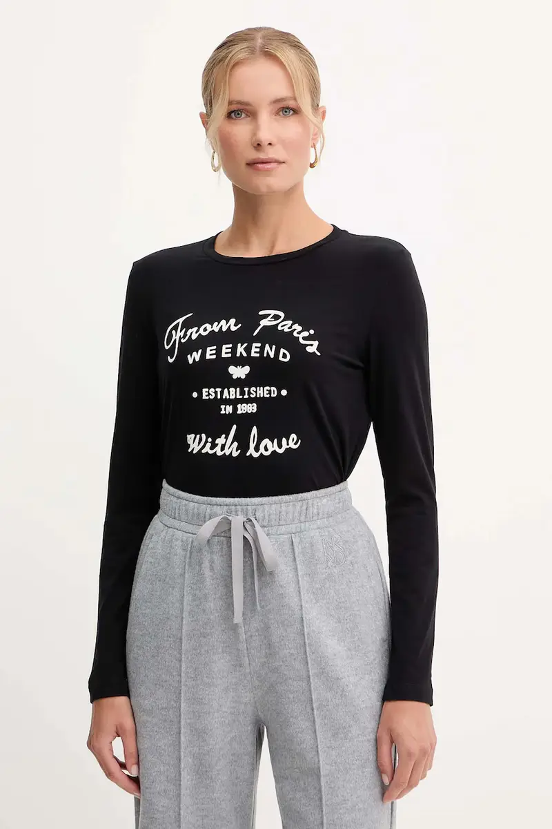 camicia a maniche lunghe ALIAS colore nero 2525946042600