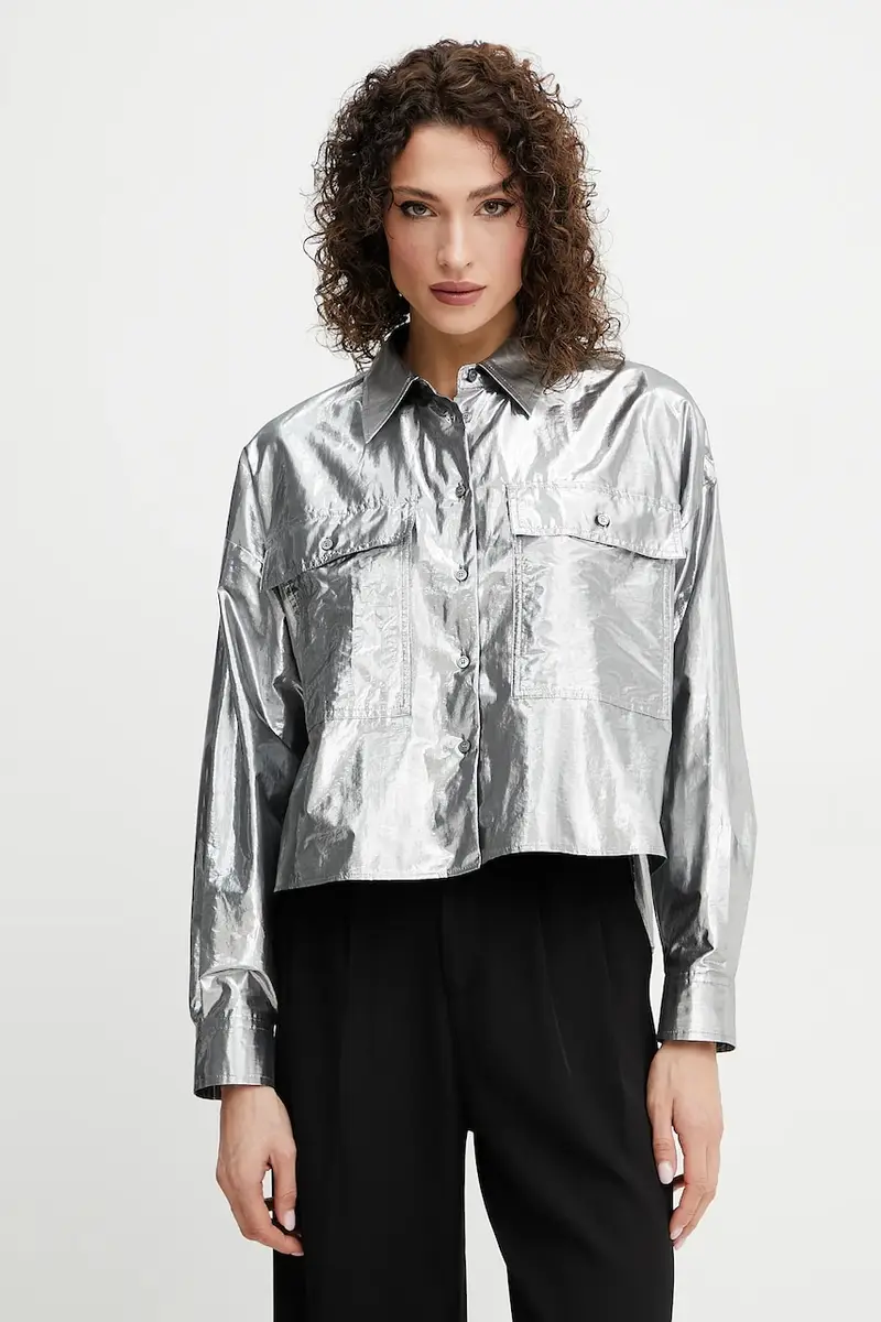 camicia donna colore argento 2515111061600