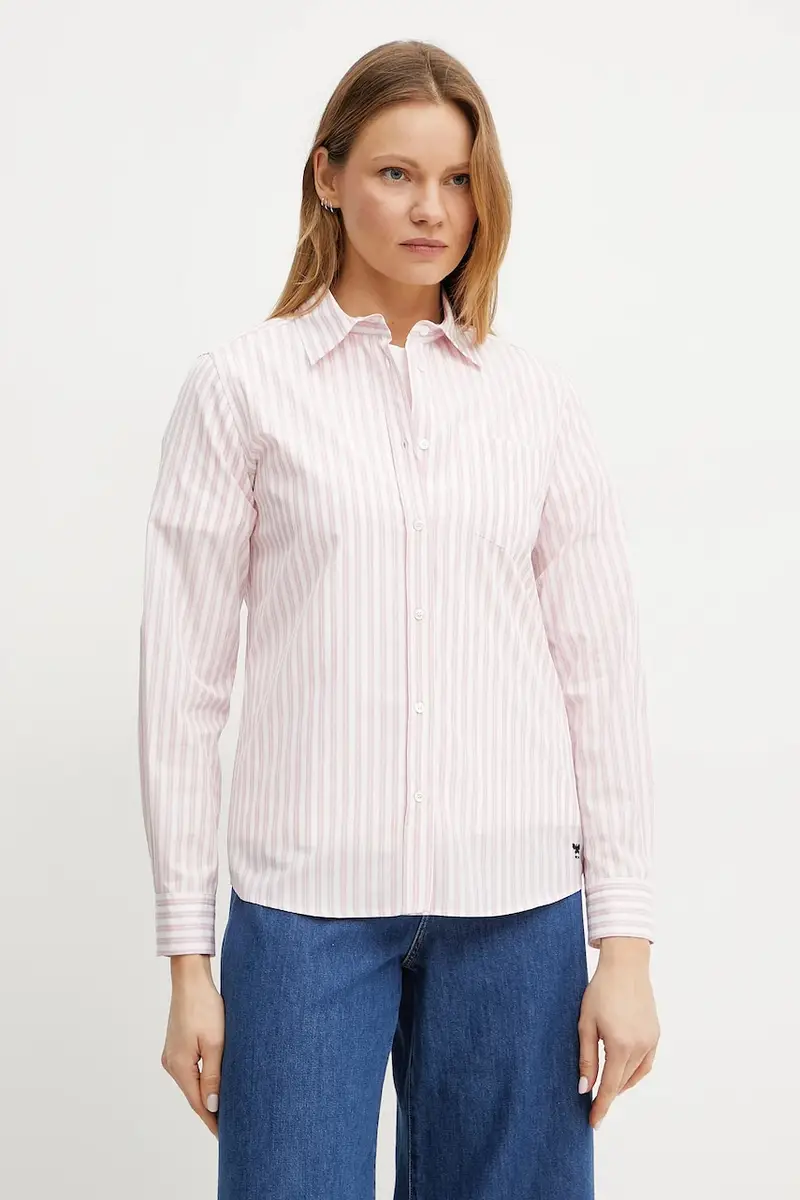 camicia in cotone donna colore rosa 2515111081600