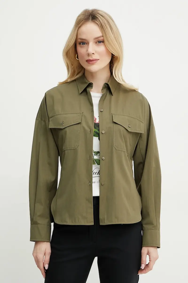 camicia in cotone donna colore verde 2515111021600