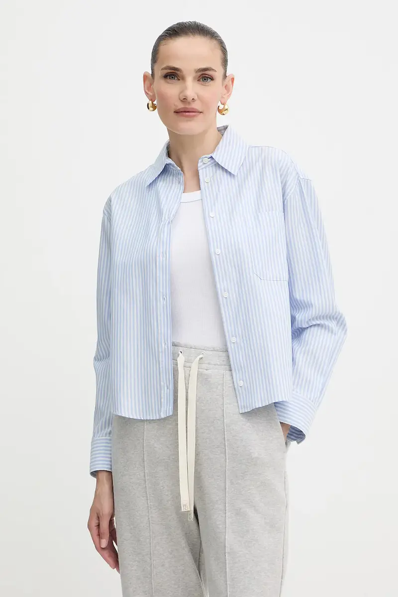 camicia in cotone NUORO donna colore blu 2525116111600