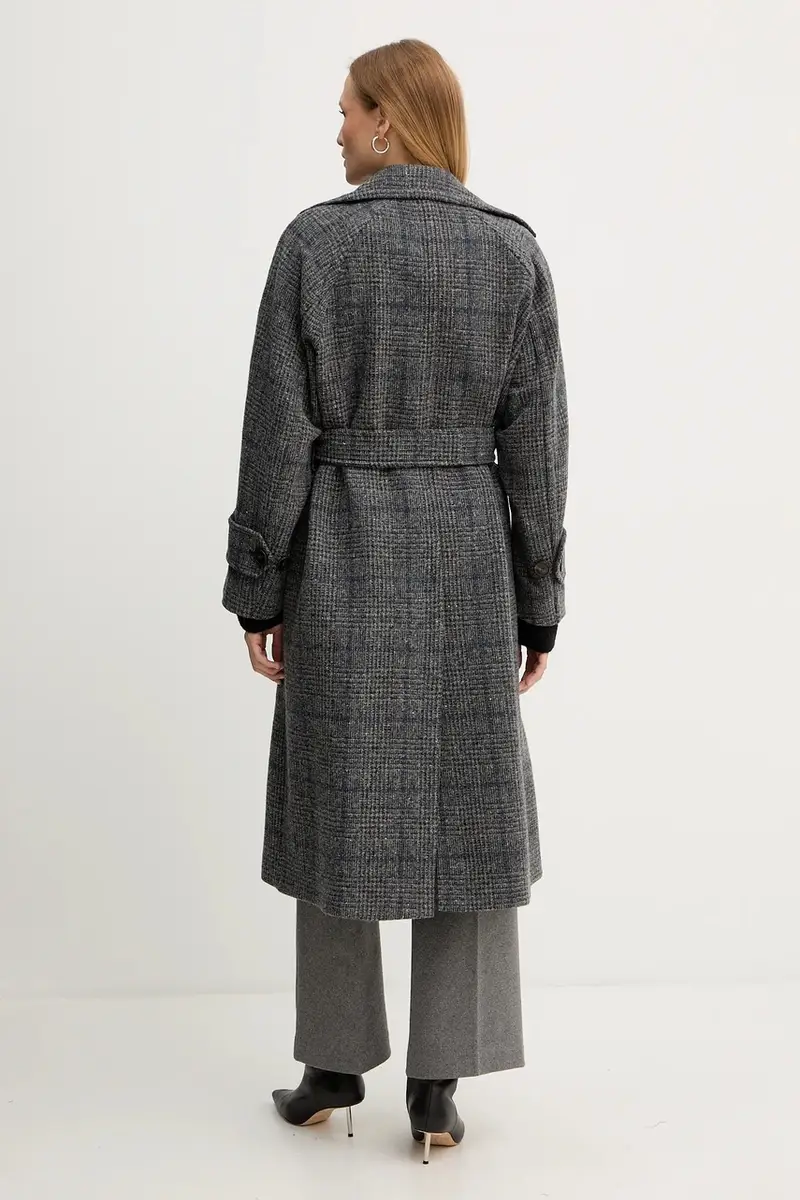 cappotto con lana SESTRI colore grigio 2525016122600 miniatura 3