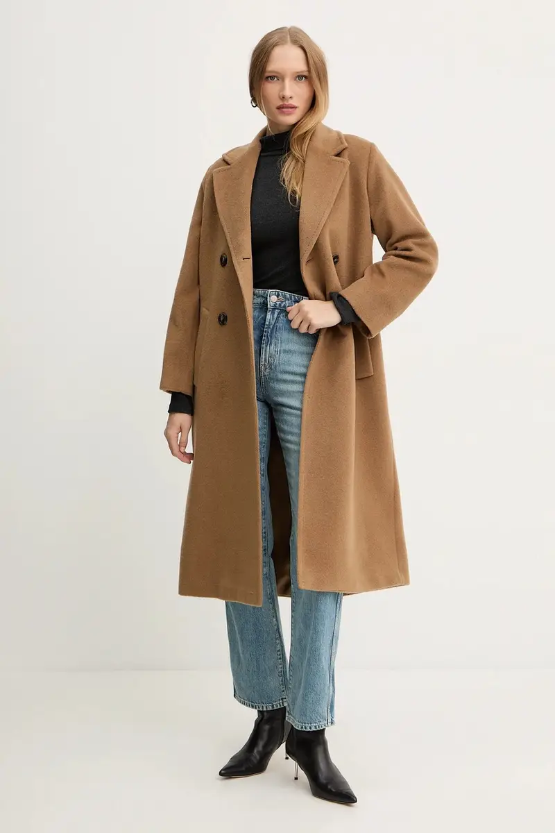 cappotto con lana ZUFOLO colore verde 2525016092600 miniatura 2