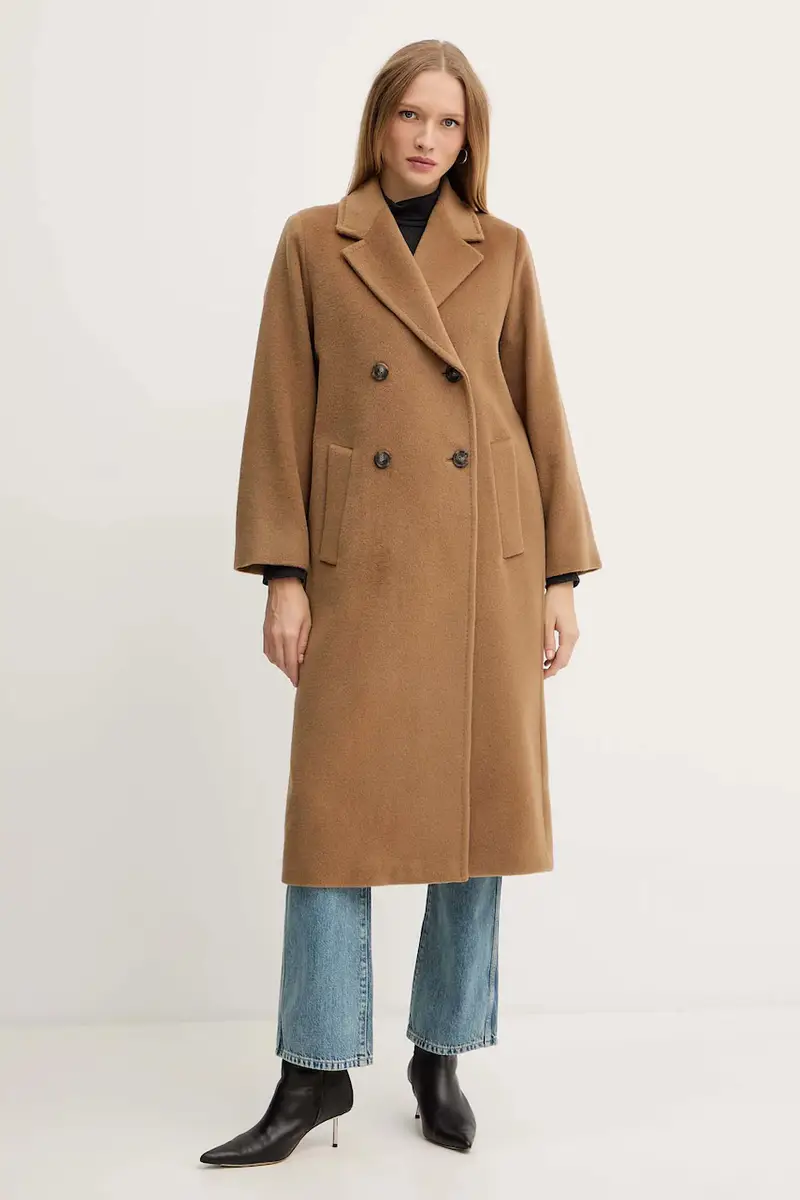 cappotto con lana ZUFOLO colore verde 2525016092600