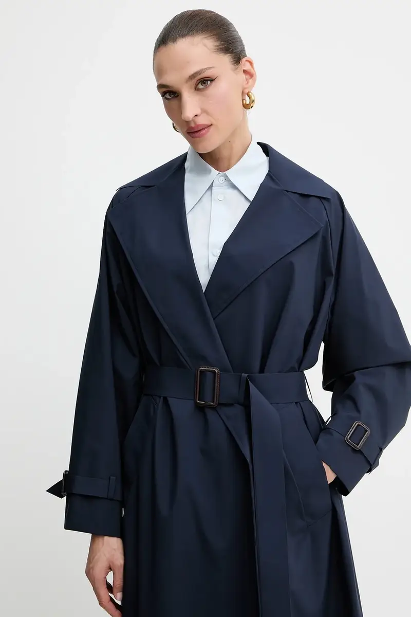 cappotto FATTO colore blu navy 2525026011600 miniatura 4