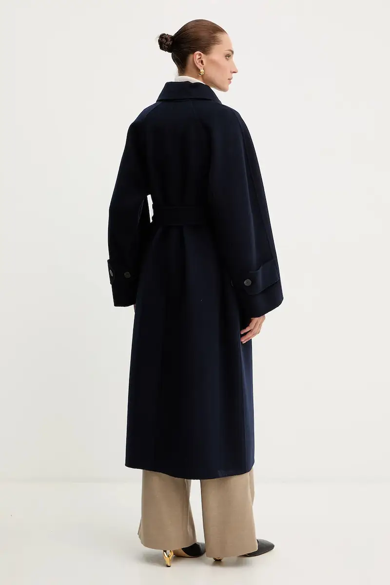 cappotto in lana CADINE colore blu navy 2525016022600 miniatura 3