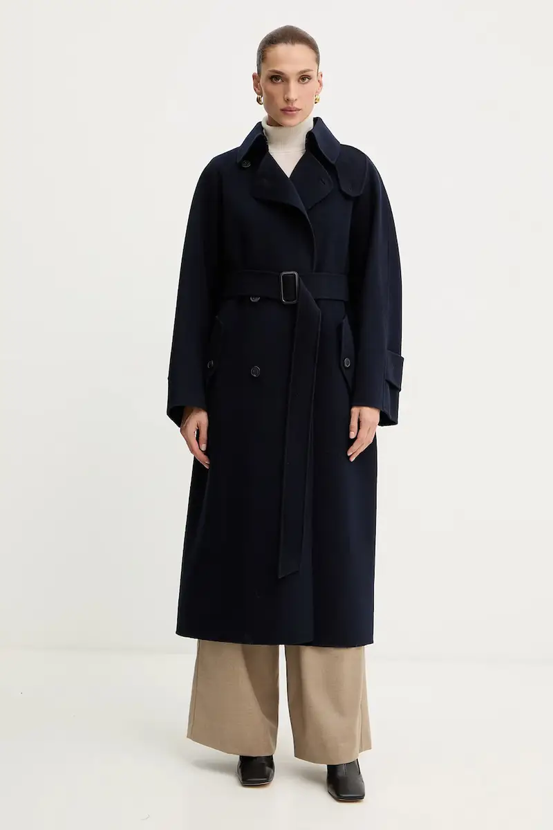 cappotto in lana CADINE colore blu navy 2525016022600