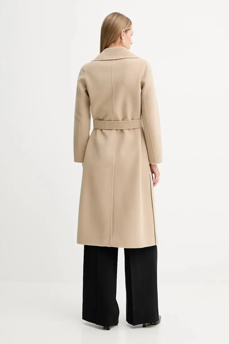 cappotto in lana MANU colore beige 2525016021600 miniatura 3