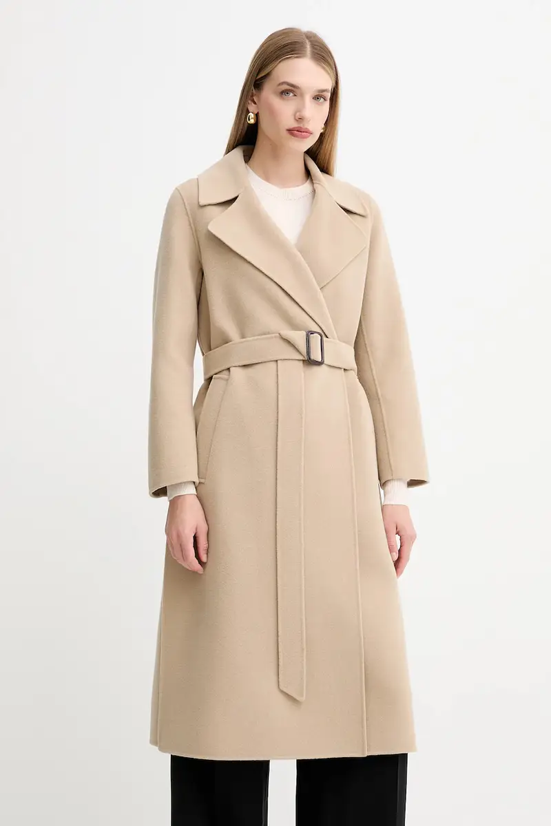 cappotto in lana MANU colore beige 2525016021600