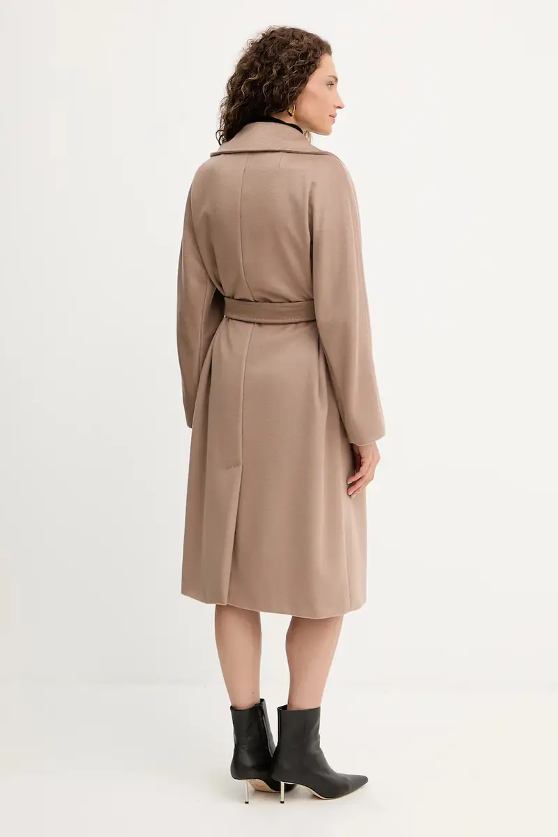 cappotto in lana RESINA donna colore marrone 2525016031600 miniatura 3