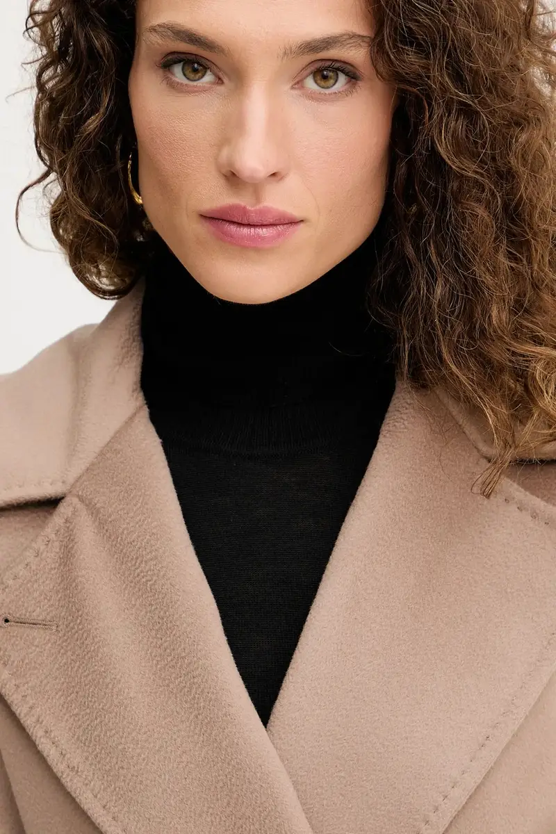 cappotto in lana RESINA donna colore marrone 2525016031600 miniatura 4