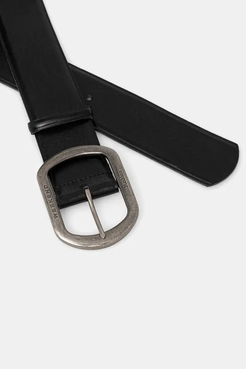 cintura in pelle CLAVIER donna colore nero 2525506025600 miniatura 2