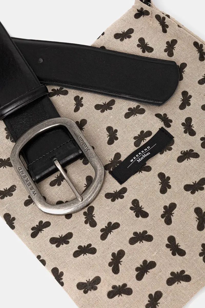 cintura in pelle CLAVIER donna colore nero 2525506025600 miniatura 3