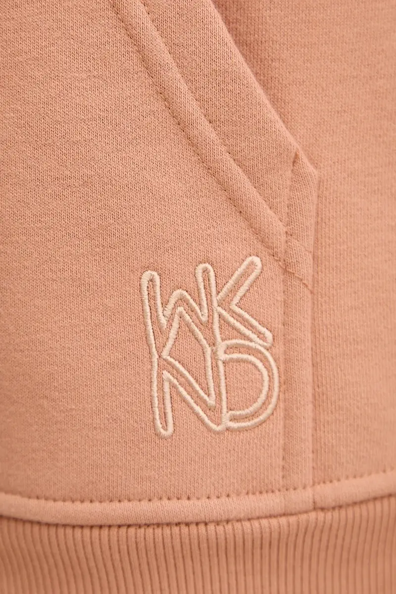 felpa PANK donna colore marrone con cappuccio 2525926041600 miniatura 5