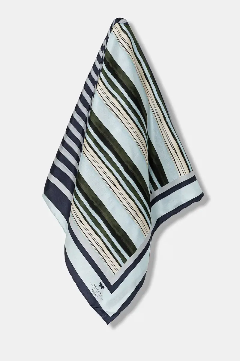 foulard in seta ONESTO Blu navy