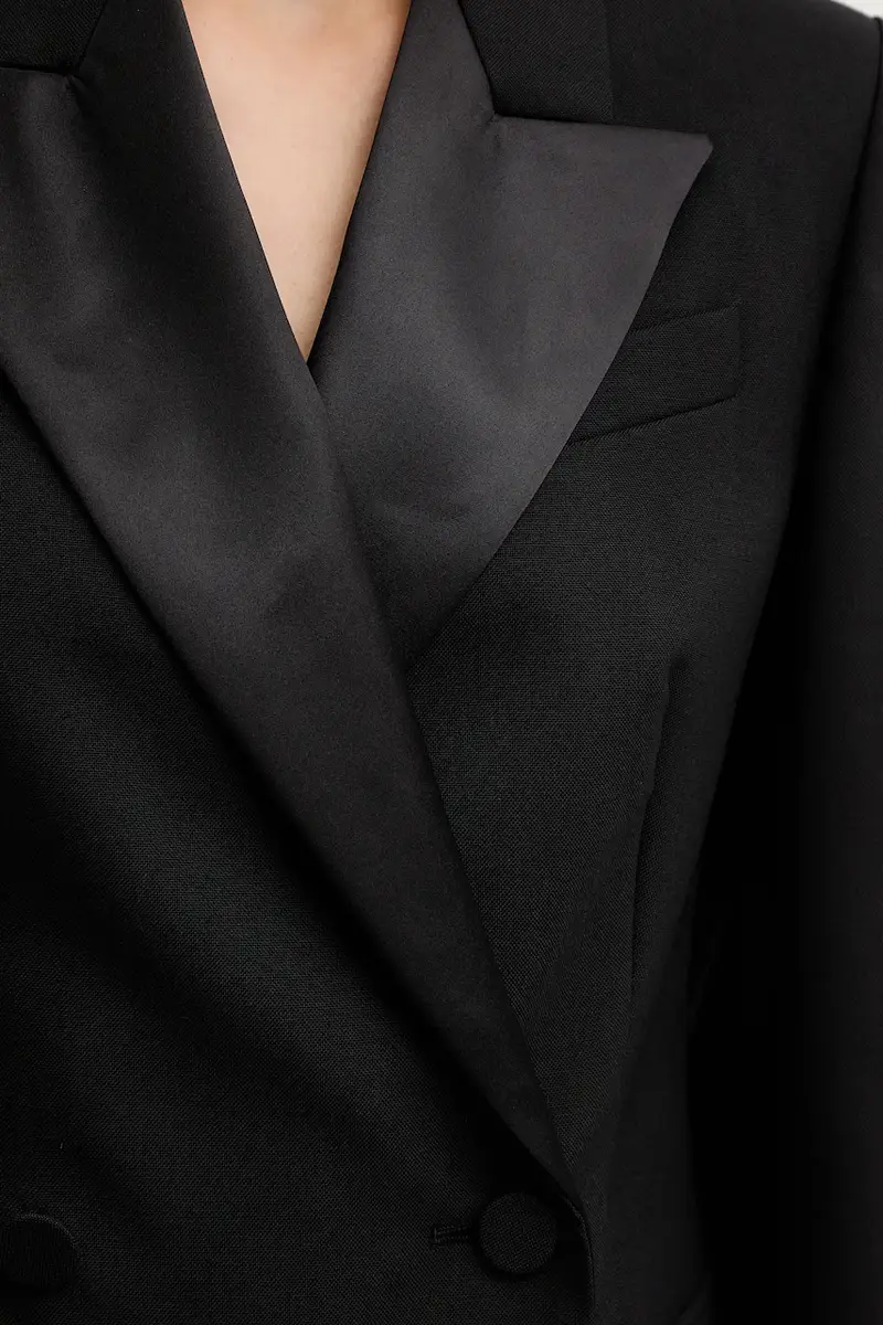 giacca in lana BRIGIDA colore nero 2525046013600 miniatura 5