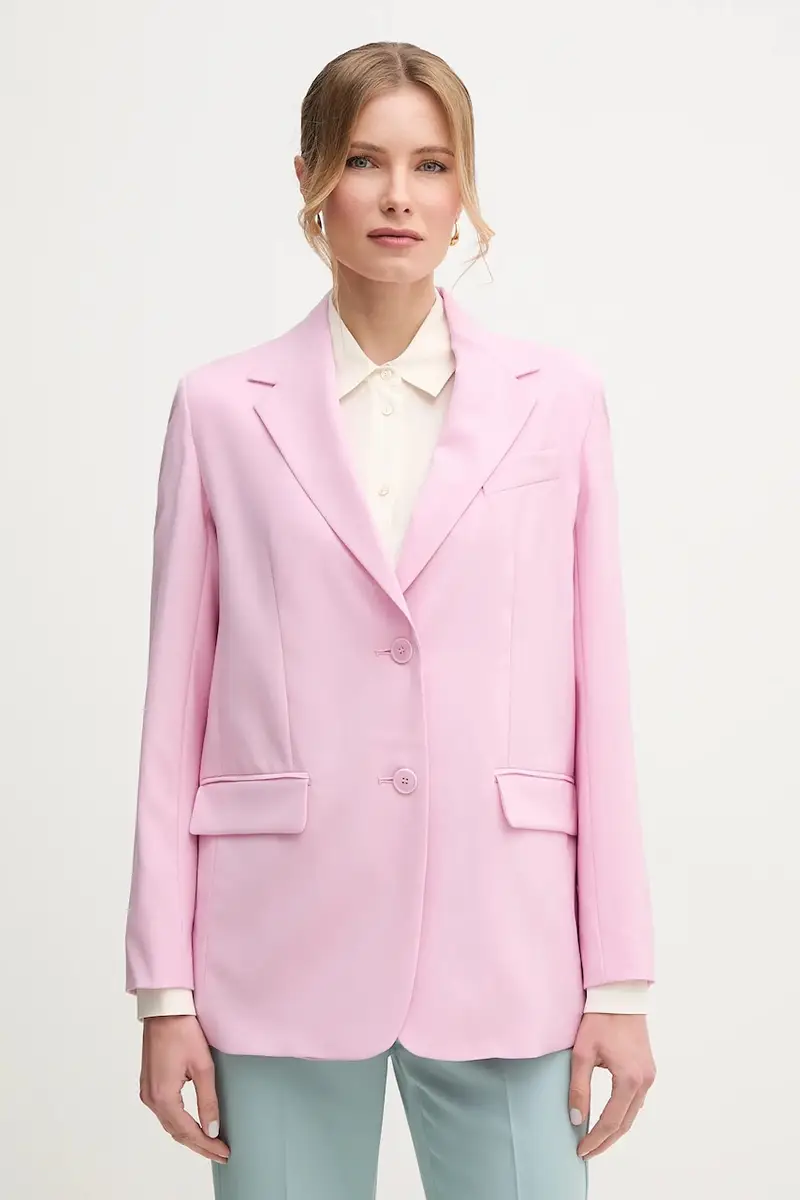 giacca in lana colore violetto 2515041091600