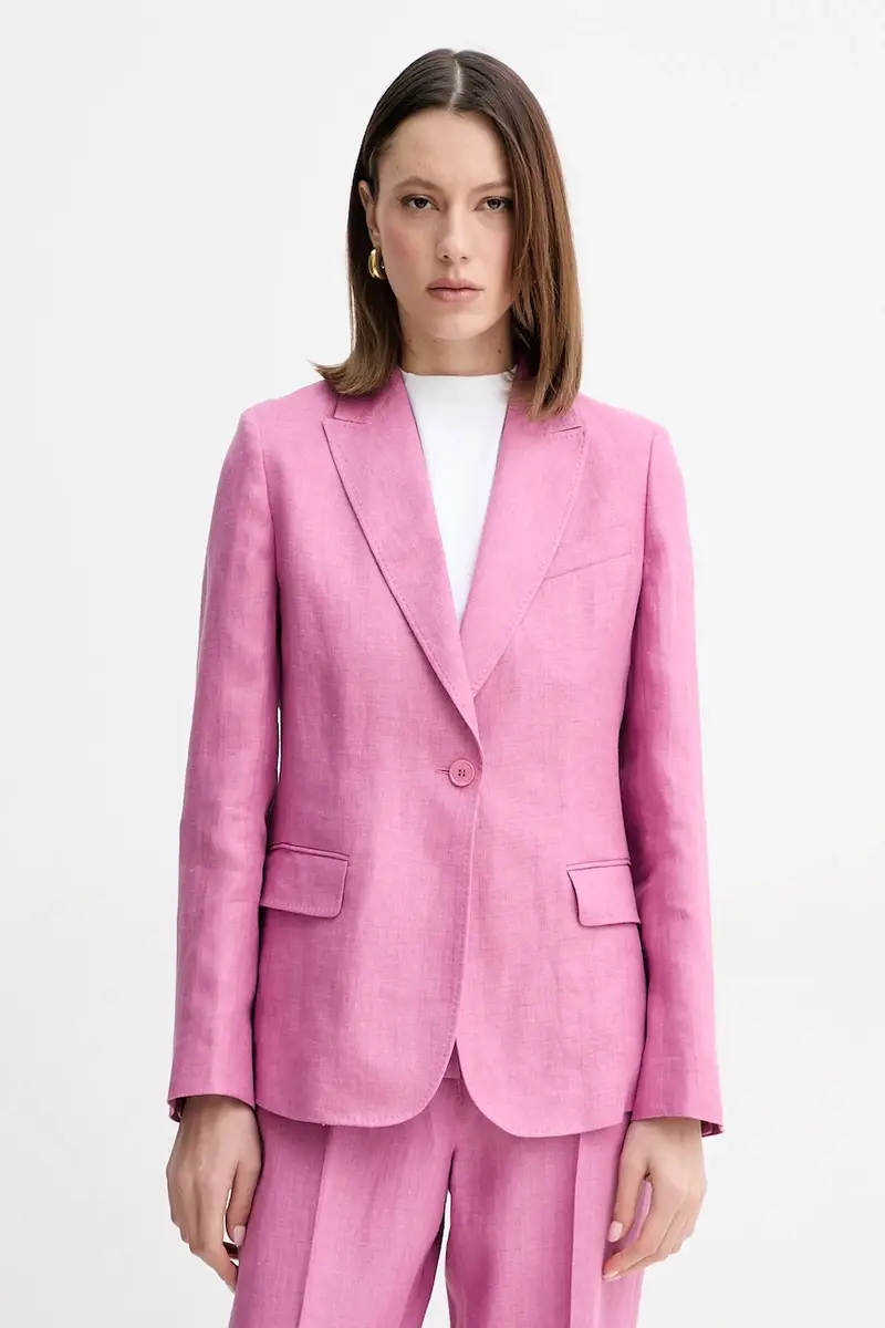giacca in lino colore rosa 2515041012600