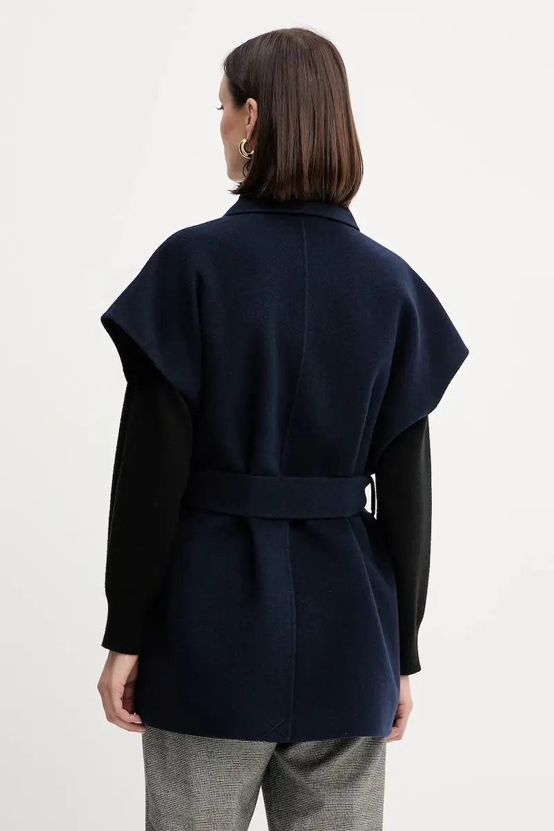 gilet con lana ELEGIA colore blu navy 2525276021600 miniatura 3