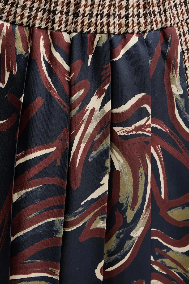 gonna con lana FANALE colore blu navy 2525106092600 miniatura 4