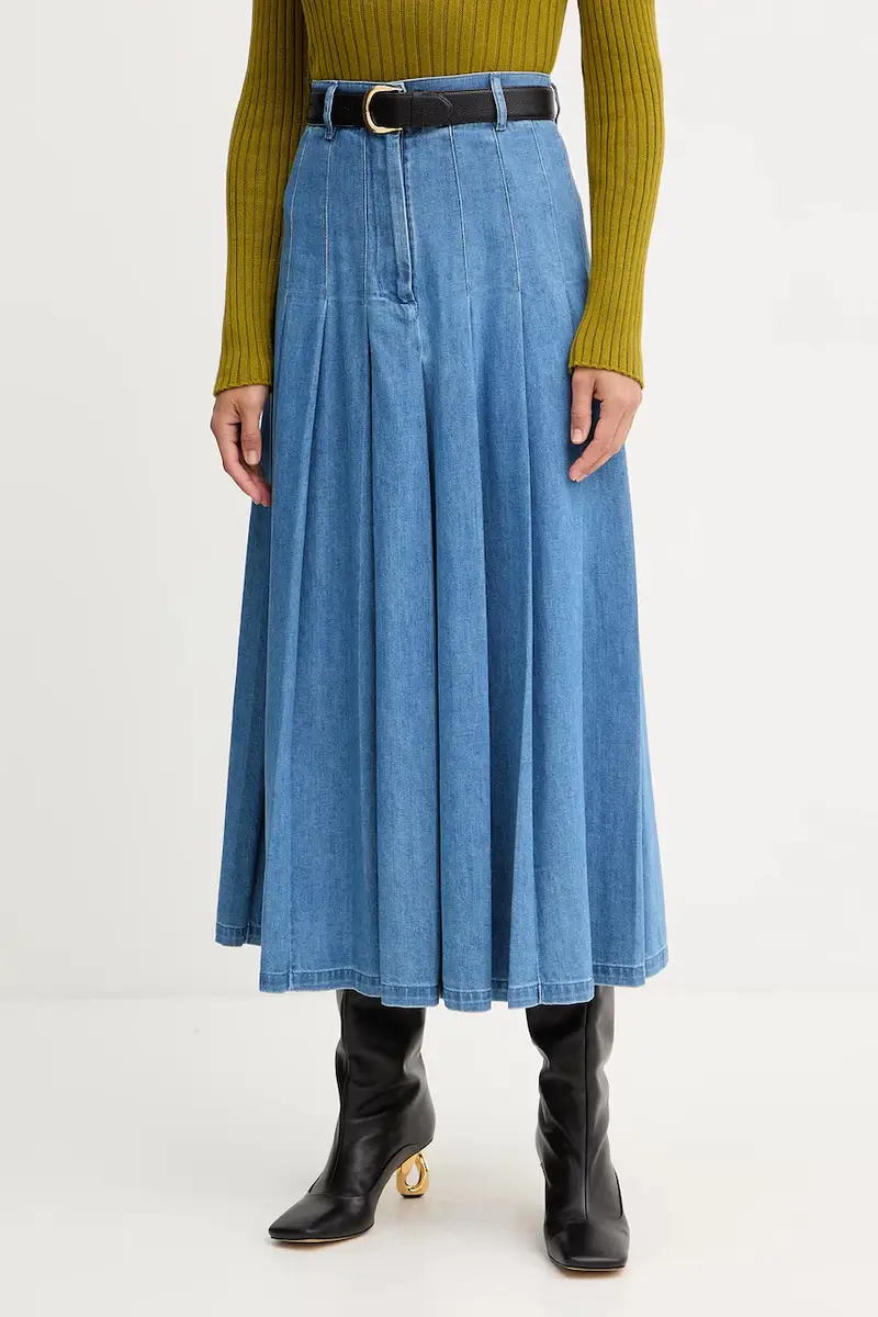 gonna di jeans OPUNZIA colore blu 2525106016600