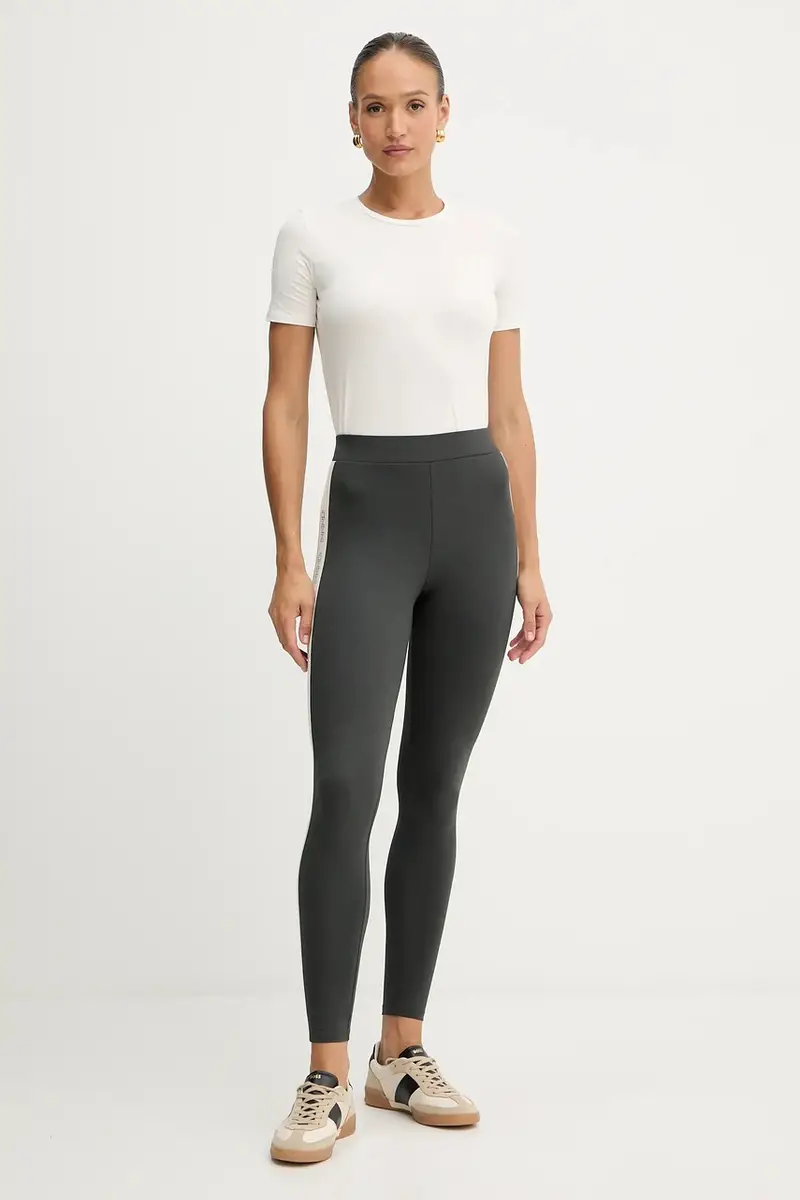 Weekend Max Mara Leggings Donna Grigio 3841923 miniatura 2