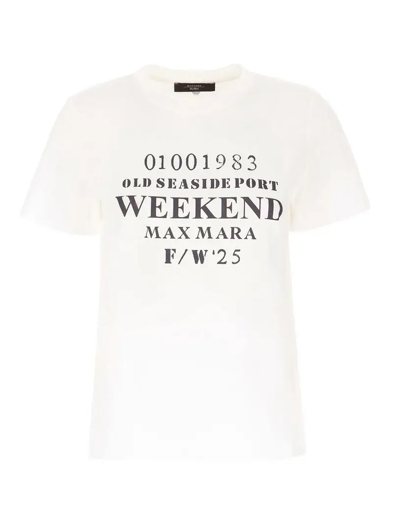 Maglietta in puro cotone Bianco