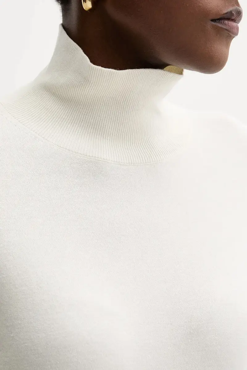 maglione con seta KIKU colore beige 2525366012600 miniatura 5