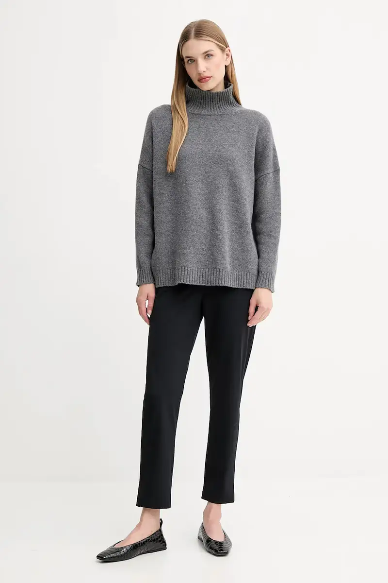 maglione in lana BORGIA donna colore grigio 2525366112600 miniatura 2