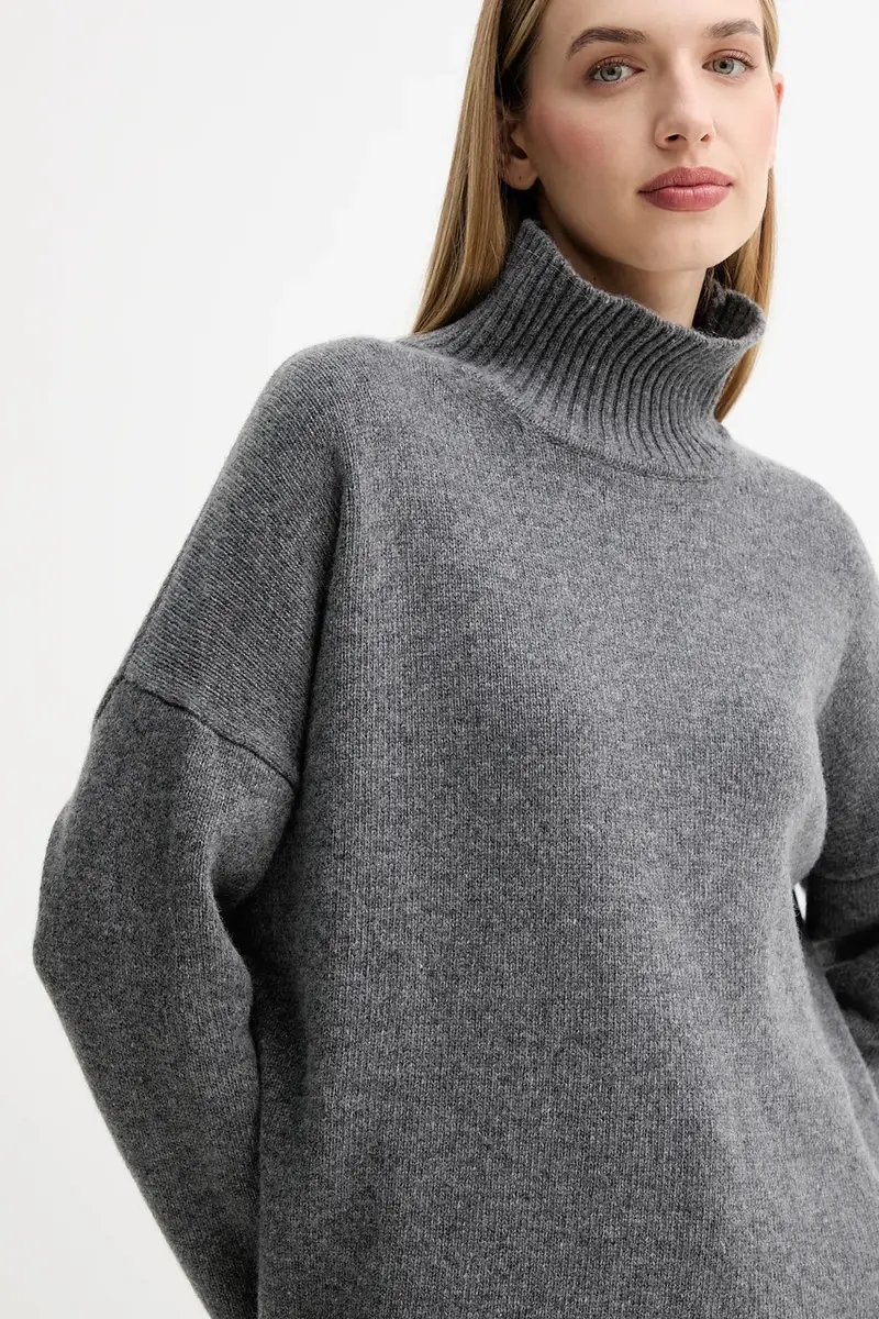 maglione in lana BORGIA donna colore grigio 2525366112600 miniatura 4