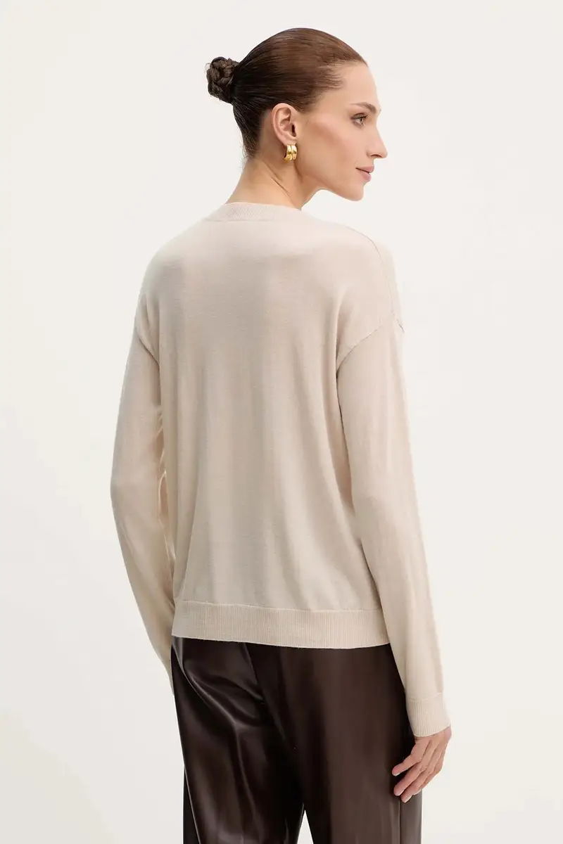 maglione in lana FIOCCHI donna colore beige 2525366042600 miniatura 3