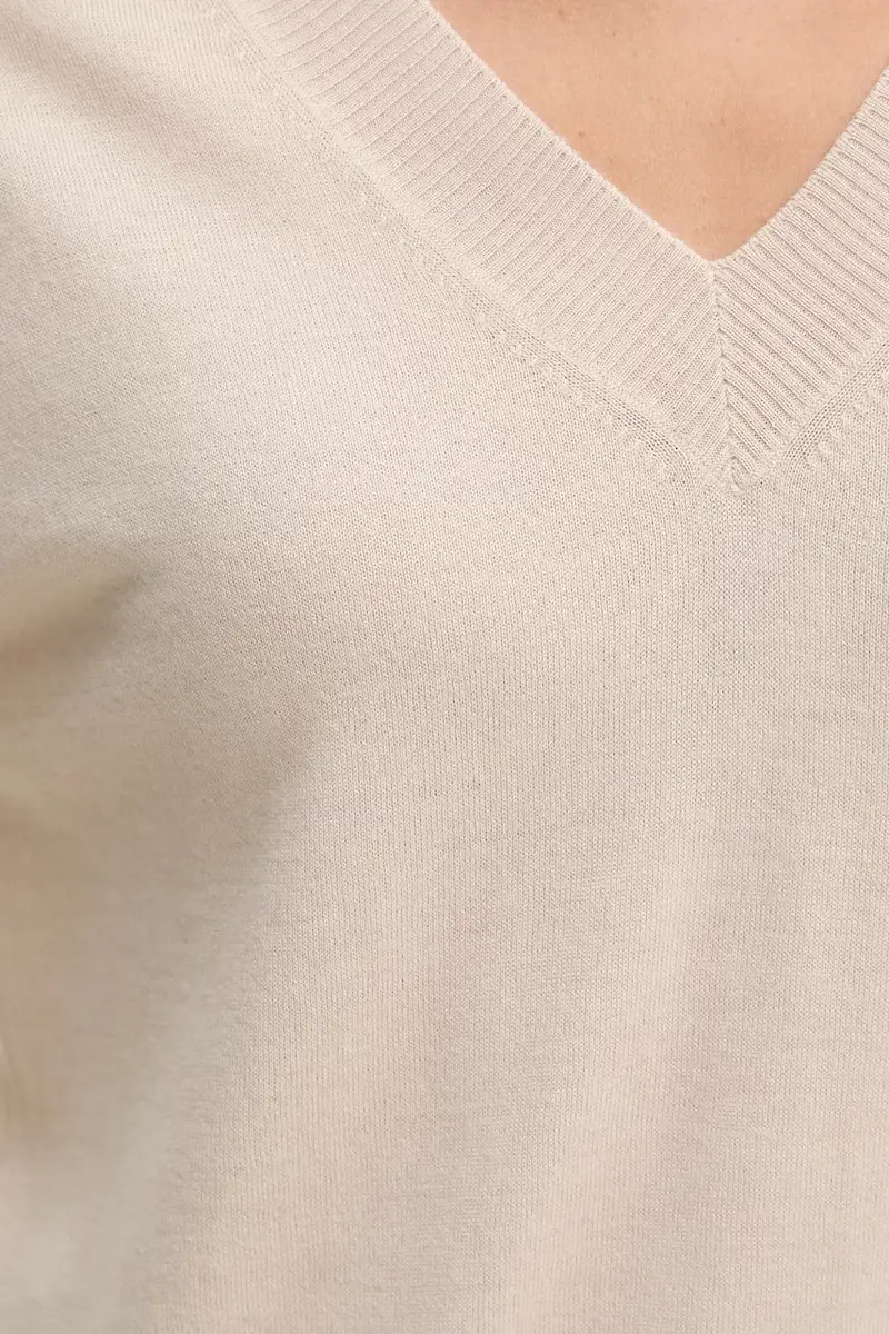 maglione in lana FIOCCHI donna colore beige 2525366042600 miniatura 5