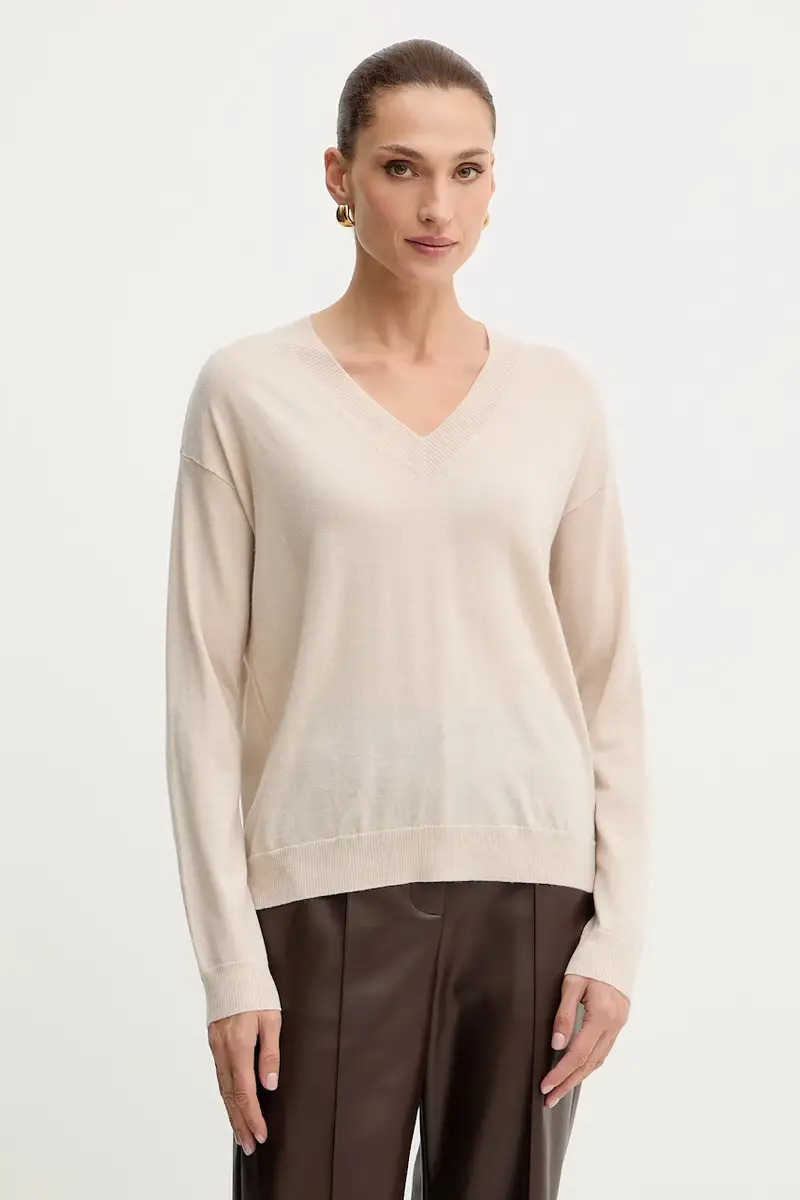 maglione in lana FIOCCHI donna colore beige 2525366042600