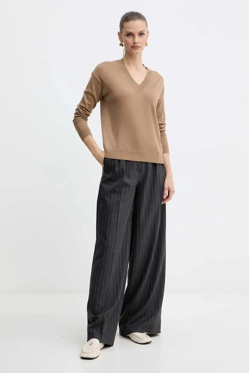 maglione in lana FIOCCHI Marrone miniatura 2