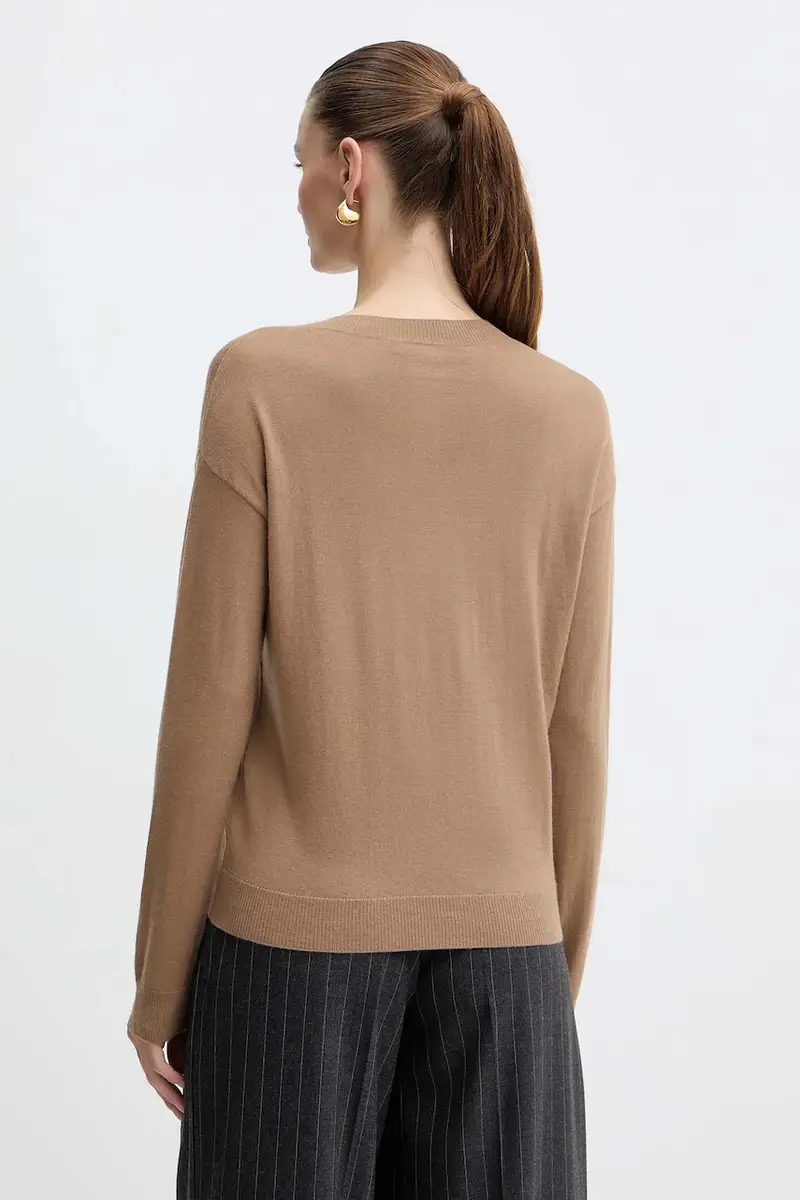 maglione in lana FIOCCHI Marrone miniatura 3