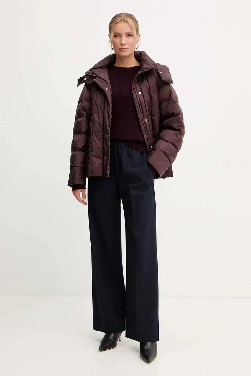 pantaloni con lana PETRA colore blu navy 2525136032600 miniatura 2