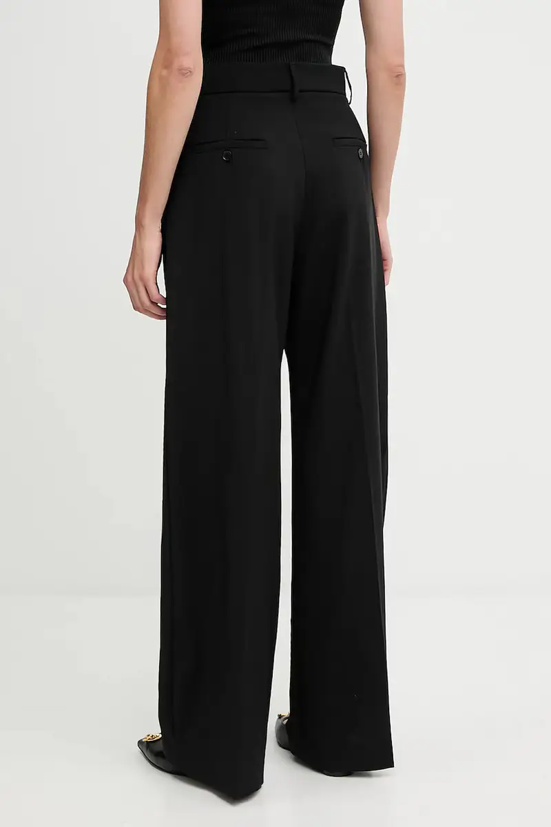 pantaloni in lana VISIVO Nero miniatura 3