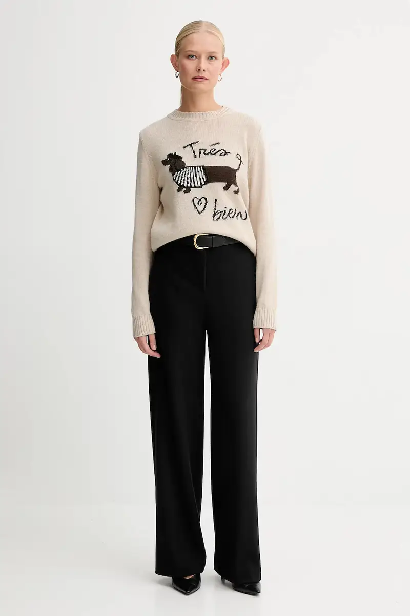 pantaloni ZELOTA donna colore nero 2525786012600 miniatura 2