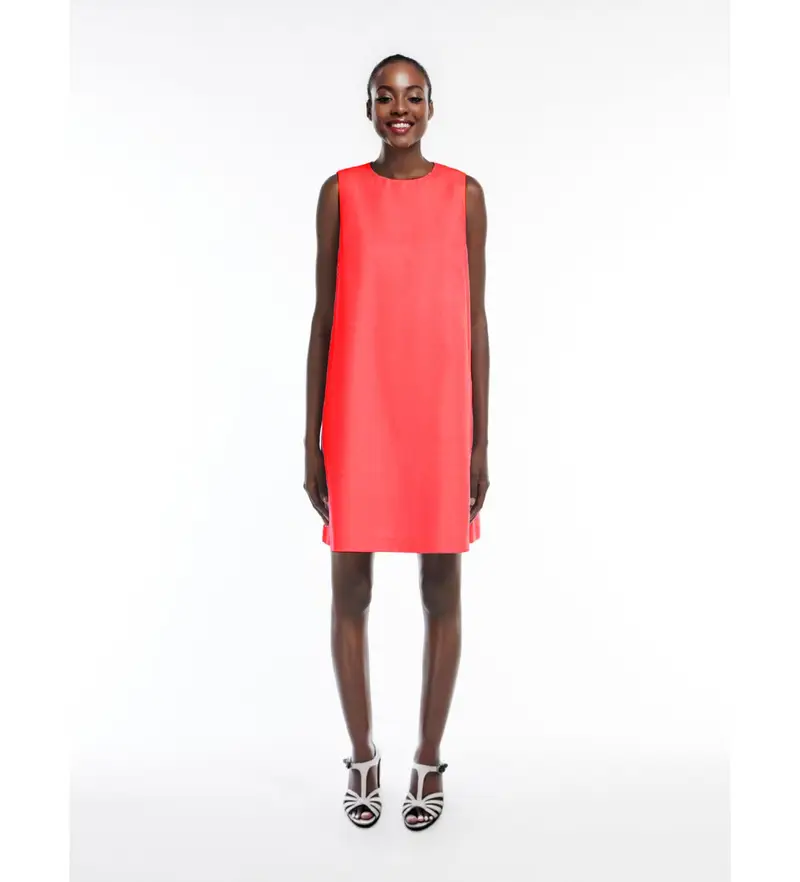 per donna. 2515221102600 Abito da pilota rosso (40), Casual, Cotone, Senza maniche / cinghie