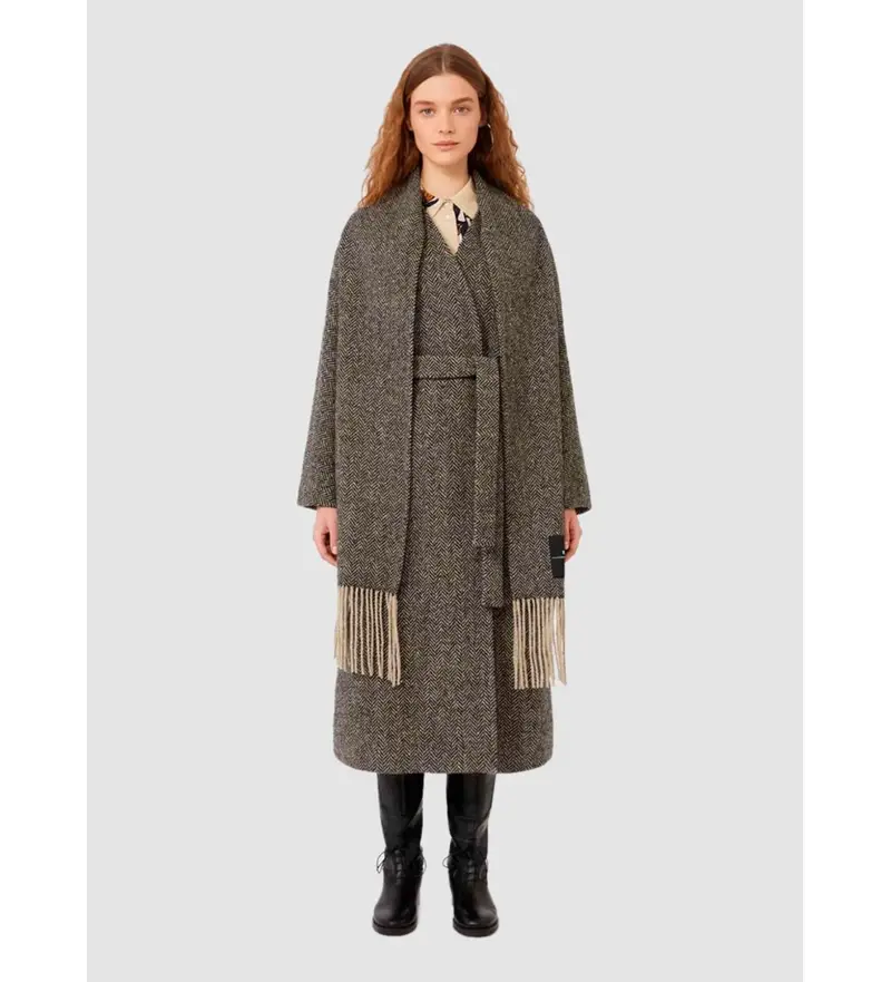 per donna. 2525016042600 Cappotto Zenica nero (42), Casual, Lana