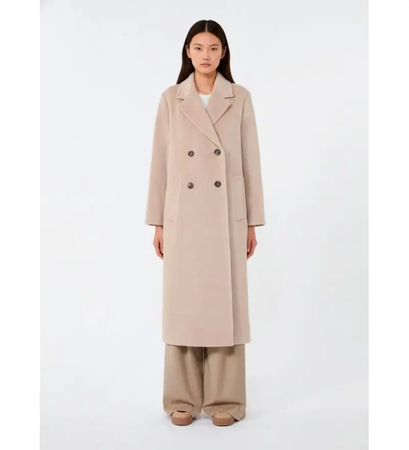 per donna 2525016092600 Cappotto beige Zufolo (44), Casual, Poliestere