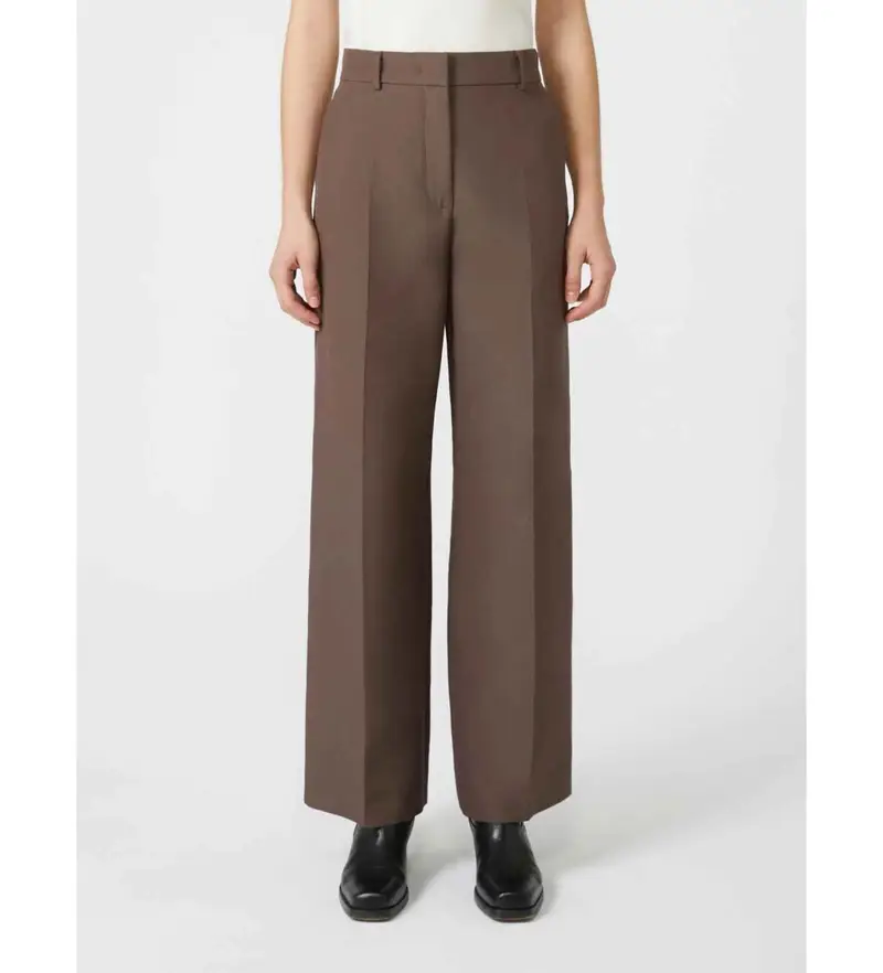 per donna 2525136151600 Pantaloni Ballo marroni (M), Marrone, Casual, Cotone, Lana