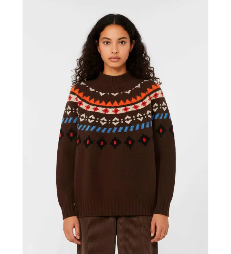 per donna 2525366312600 Cioccolato Jersey Hardy (S), Marrone, Casual, Lana