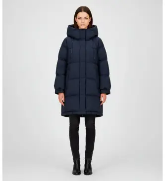 per donna 2525496062600 Cappotto Anfora Blu (38), Casual, Poliestere