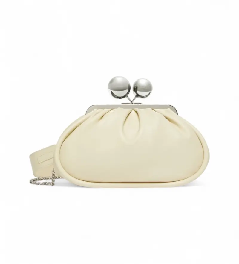 Weekend Max Mara Borsa beige in pelle per donna