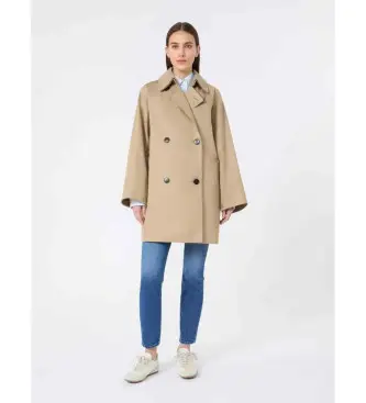 per donna 2615021071600 Trench beige Wkdmanna (42), Casual, Cotone