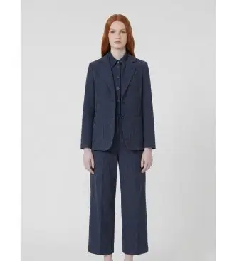 per donna 2615041052600 Giacca Wkdaletta (38), Blu, Casual, Cotone, Lino, Navy