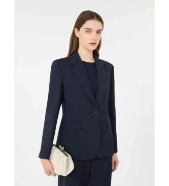 per donna 2615041071600 Marina americana Wkdlamine (40), Casual, Lana, Navy Naturale