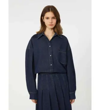 per donna 2615111011600 Maglia blu navy Wkdfoggia (36), Casual, Cotone, Manica lunga